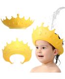 Kids Shower Cap - Adjustable Crown Shampoo Shield for Baby Bathing - Yellow - Buy Online on SooperMarket.com