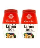 Baracke 100% Sesame Tahini Paste 1kg (2 x 500g) Roasted & Stone Ground Ethiopian Humera Sesame Seeds All Natural Kosher Hallal Vegan Gluten Free. - Buy Online on SooperMarket.com