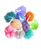 10 Pack of Bath Loofah Shower,Small Size Sponge Pouf Body Scrubber Exfoliator Scrubber Ball,Mesh Bath and Shower Sponge for Kids Women Men Body Wash Bathroom - Buy Online on SooperMarket.com