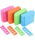 120pcs Toe Separators for Pedicure - Sponge Toe Separator for Nail Polish Party Nail Art Painting Toenails, 4 Funny Colors - Comfy and Soft Green - Buy Online on SooperMarket.com