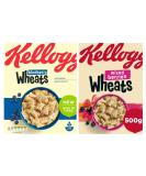 Breakfast Cereal Bundle Containing Kellogg's Blueberry Wheats 500g & Mixed Berries Wheats 500g (2 Pack) - Buy Online on SooperMarket.com