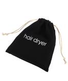ERKXD Hair Dryer Bags Drawstring Bag Container Hairdryer Bag for travel bathroom (Black) - Buy Online on SooperMarket.com