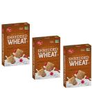 Pack of 3 - Post Shredded Wheat Spoon Size Wheat'n Bran Cereal 18 oz. Box - Buy Online on SooperMarket.com
