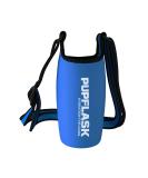 Tuff Pupper PupFlask Neoprene Dog Water Bottle Holder Sling - 27oz Nebulas Blue - Adjustable Shoulder Strap for Travel, Walking & Hiking - Buy Online on SooperMarket.com