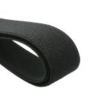 Strapcrafts 1 x 5 Yards Black Double-Sided Twill Elastic - Non-Roll Woven Elastic - Buy Online on SooperMarket.com