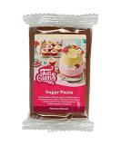 Funcakes Rollfondant Maroon Brown: easy to use smooth flexible soft and flexible perfect for decorating cakes halal kosher and gluten -free 250 g - Buy Online on SooperMarket.com