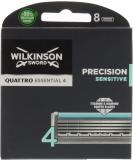 Wilkinson Sword Quattro Titanium Sensitive Refill Razor Blades - 8 Count | International Shipping Available - Buy Online on SooperMarket.com