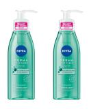 Nivea Derma Skin Clear Washing Gel 150ml | Clarifying Cleanser for Impure Skin | Salicylic Acid & Niacinamide | Pack of 2 - International Shipping Available - Buy Online on SooperMarket.com