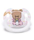 LittleForBig Large Shield Pacifier Generation II Adult Size Baby Cuties Pattern White Bear - Buy Online on SooperMarket.com