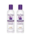 Fairy Tales Daily Cleanse Everyday Kids Shampoo + Conditioner set - Gentle Natural Defining Shampoo and Conditioner  Tangle Free  Moisturizing and Hydrating Formula  Paraben Free - 12 oz Shampoo and 12 oz Conditioner - Buy Online on SooperMarket.com