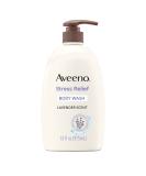 Aveeno Stress Relief Body Wash with Soothing Oat Lavender Chamomile & Ylang-Ylang Essential Oils Hypoallergenic Dye-Free & Soap-Free Calming Body Wash gentle on Sensitive Skin 33 fl. oz(Pack of 1) 33 Fl Oz (Pack of 1) - Buy Online on SooperMarket.com
