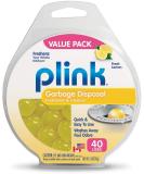 Plink Garbage Disposal Cleaner, Freshener & Odor Removing Balls, Easy to Use, Fresh Lemon Scent, 40 Count (PLM40N) 40 Count (Pack of 1) - Buy Online on SooperMarket.com