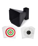 Atflbox 6.7 Inch BB Gun Trap with 20pcs Paper Targets - Airsoft Pellet Rifle Shooting Target and Bullet Catcher - Buy Online on SooperMarket.com