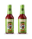 Try Me Tiger Sauce 10 OZ - Pack of 2 | Authentic Cajun Hot Sauce - Buy Online on SooperMarket.com