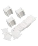 128 Pcs Plastic Embroidery Floss Bobbins - Cross Stitch Thread Organizer and Sewing Storage in White - Buy Online on SooperMarket.com