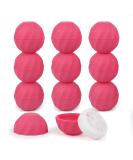 LONGWAY 0.24Oz (7ml) Empty Lip Balm Sphere Containers - Rose Red | BPA Free Chapstick Tubes for Lip Gloss - Screw Cap Lipstick Holder - Buy Online on SooperMarket.com