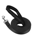 Vivifying Long Line Dog Lead 10m/32ft Nylon Training Lead for Dogs Tracking Training Obedience Lead Leash (Black) 10m Black - Buy Online on SooperMarket.com