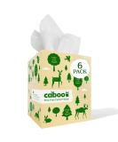 Caboo Tree Free Bamboo Facial Tissue Paper, Eco Friendly Hypoallergenic Tissue Box with 60 Sheets Per Cube, Total of 6 Cubes, 360 Total Tissues Cube Boxes (6) - Buy Online on SooperMarket.com