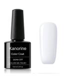 KANORINE Gel Polish Soak-Off UV/LED White Colour Gel Nail Polish white Color Coat Gel Nail Varnish Nail Art TYPE french manicure Long Lasting 10ml A61 - Buy Online on SooperMarket.com
