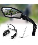 Adjustable 360 Bicycle Rear Mirror - Foldable Bike Handlebar Steering Mirror for E-Bikes (Left 1 Piece) - Buy Online on SooperMarket.com