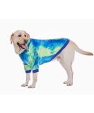 BT Bear Dog Hoodie - Tie-dyed Fleece Pet Sweatshirt for Medium Large Dogs (5XL Blue/Green) - Buy Online on SooperMarket.com
