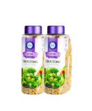 Best Select 2 Pack Mini Croutons for Soups and Salads - 15 oz - Caesar Flavor - Kosher Non Dairy - Resealable Container - Add a Delicious Crunch to Your Next Meal - Buy Online on SooperMarket.com