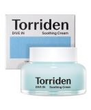 Torriden DIVE-IN Hyaluronic Acid Soothing Cream 3.38 fl oz | Best Facial Moisturizer for Sensitive Dry Skin | Fragrance-free Vegan Cruelty-Free - Buy Online on SooperMarket.com