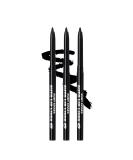 Ruby Kisses Auto Lip Liner Pencil - Long Lasting & Smooth Application - 3 Pack (Black) - Buy Online on SooperMarket.com