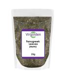Fenugreek Leaves (Methi) 25g - Popular Seasoning Indian Spices Great for Curries Dried Kasoori Methi Leaf Used for Cooking and Make Parantha-Naan Indian and Middle Eastern Cooking by Virgolden - Buy Online on SooperMarket.com