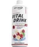 Best Body Nutrition Vital Drink Zerop - Cherry banana original beverage concentrate - Sirup - Sugar -free 1:80 results in 80 liters of finished drink 1000 ml of cherry banana (1 Pack) - Buy Online on SooperMarket.com