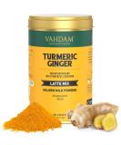 Vahdam Teas Turmeric Ginger Latte Mix - 3.53 oz (100g) | Organic Herbal Blend - Buy Online on SooperMarket.com