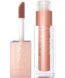 Maybelline New York Lifter Gloss - Hyaluronic Acid Lip Gloss for Full-Looking Lips Color No. 008 Stone (Brown) 5.4 ml - Moisturizing Formula - Buy Online on SooperMarket.com