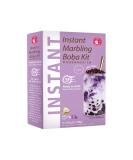 O's Bubble Instant Marbling Boba Tea Kit TARO (4x 60g) | Bubble Tea | With tapioca pearls and straw - Buy Online on SooperMarket.com