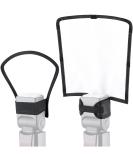 waka Flash Diffuser Reflector Kit - Bend Bounce Flash Diffuser+ Silver/White Reflector for Speedlight, Universal Mount for Canon, Nikon, etc. - Buy Online on SooperMarket.com