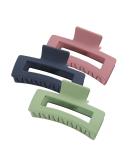Hair Clips for Thick Hair Hair Claw Clips Strong Hold Hair Clips for Women Thick Thin Hair 3PCS pink green dark blue - Buy Online on SooperMarket.com
