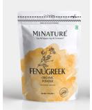 mi nature USDA CERTIFIED Organic Fenugreek Powder (TRIGONELLA FOENUM)(100% NATURAL , ORGANICALLY GROWN ) (227g / (1/2 lb) / 8 ounces) - Resealable Zip Lock Pouch - Buy Online on SooperMarket.com