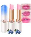 EVPCT Blueberry Tinted Lip Balm Set - Long Lasting Color Change Lipstick Gift for Women & Girls - Korean Mood Lip Tint Gloss - 2 Count - Buy Online on SooperMarket.com