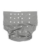 Buy Washable Adult Diapers | Adjustable Incontinence Care Cloth Diapers | Easy Dry Gray Pocket Diaper Cover - Buy Online on SooperMarket.com