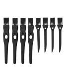 GFDesign Electric Shaver Cleaning Brushes - Set of 8 Black Nylon Bristle Razor Cleaner with PP Handle - Buy Online on SooperMarket.com