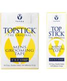 Topstick Men's Clear Double Sided Grooming Tape Bundle - 100 Strips - Various Sizes - Buy Online on SooperMarket.com