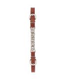 Weaver Leather Single Flat Link Nickel Plated Chain Curb Strap, Canyon Rose, 4 1/2" - Buy Online on SooperMarket.com