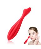 Buy Silicone Facial Roller - Rose Red Face Massage Tool for Women's Skin Care | International Shipping Available - Buy Online on SooperMarket.com