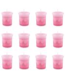 Pajoma Premium Rose Flowers Votive Candles - 12 Pieces 55g | Marble Design 17-Hour Burn Time | International Shipping Available - Buy Online on SooperMarket.com