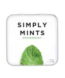 Simply Mints | Peppermint Breath Mints | Pack of Six (270 Pieces Total) | Breath Freshening, Vegan, Non Gmo, Nothing Artificial Peppermint 1.1 Ounce (Pack of 6) - Buy Online on SooperMarket.com