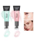 Mrettick Hydrating Face Primer Gel with Hyaluronic Acid - 2 Colors, Power Grip Formula for Smoothing Skin and Gripping Makeup - Moisturizing Green Primer - Buy Online on SooperMarket.com