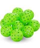 Pickleball Ball Set | USAPA Approved Professional Balls for Tournament Play | 6 Pack Green, 40 Holes, Outdoor Court Design - Buy Online on SooperMarket.com