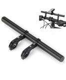 Bike Bicycle Double Handlebar Extender Extension,11.8"(30 cm) Aluminum alloy Super Long Bracket Accessories,For Bike Mounts,Extender Bars, Headlights,Light Lamp,Phone Mount,For 31.8mm/25.4mm caliber - Buy Online on SooperMarket.com