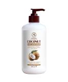 Coconut Hair Conditioner 480ml - Natural hair rinsing with coconut oil - flushing for growth and volume for all hair types - free of sulfate and parabens - Buy Online on SooperMarket.com