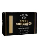 Barrel and Oak Exfoliating Bar Soap - Natural Men's Skincare Organic Moisturizer with Kaolin Clay & Olive Stone Spiced Sandalwood Eco-Friendly 6oz - Buy Online on SooperMarket.com