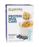 WonderSlim Blueberry Protein Mug Cake - 15g Protein, 7g Fiber, 2g Sugar (7ct) - Buy Online on SooperMarket.com